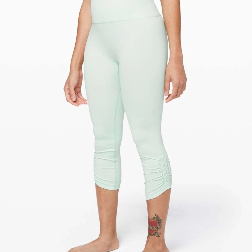 Lululemon Athletica Light Green Leggings